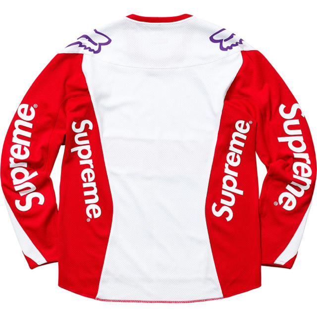 Supreme(シュプリーム)のM Supreme Fox Racing Moto Jersey Top Red メンズのトップス(ジャージ)の商品写真