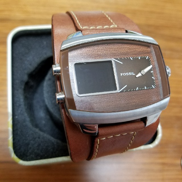 FOSSIL(フォッシル)の【つきちゃん専用】FOSSIL 腕時計　美品　JR-9633 メンズの時計(腕時計(デジタル))の商品写真