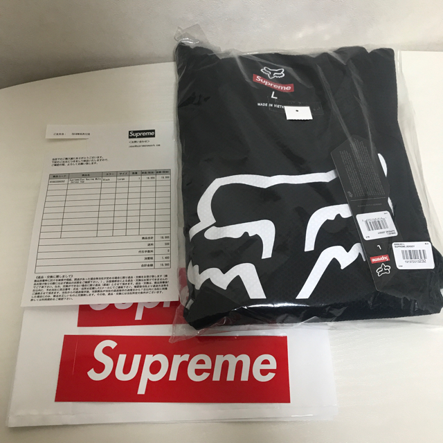 Supreme Fox Racing Moto Jersey Top Black