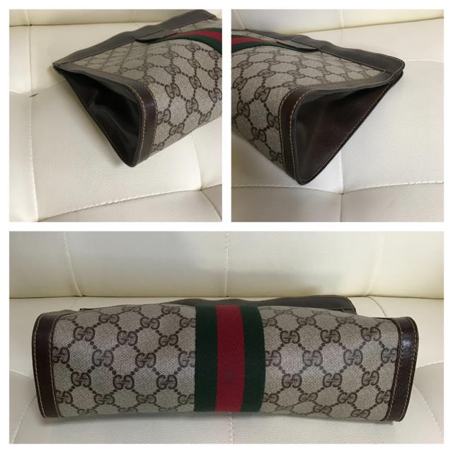 Gucci(グッチ)の保存袋付き GUCCI オールドグッチ シェリーライン クラッチ バッグ  レディースのバッグ(クラッチバッグ)の商品写真