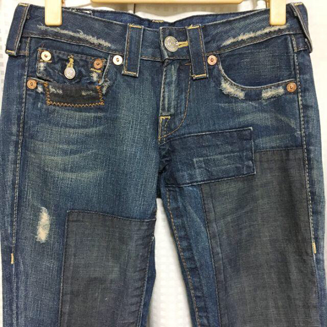 TRUE RELIGION 希少パッチワークデニム W25