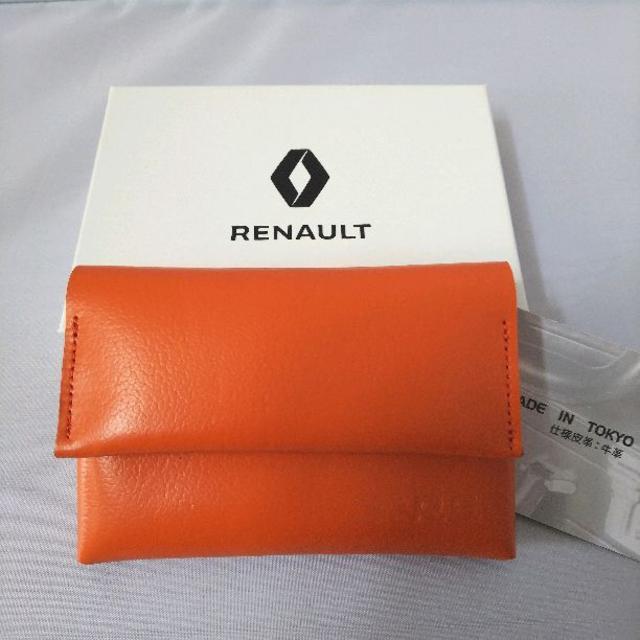 RENAULT(ルノー)のルノー　ノベルティー　本革カードケース　【新品、未使用】 エンタメ/ホビーのコレクション(ノベルティグッズ)の商品写真