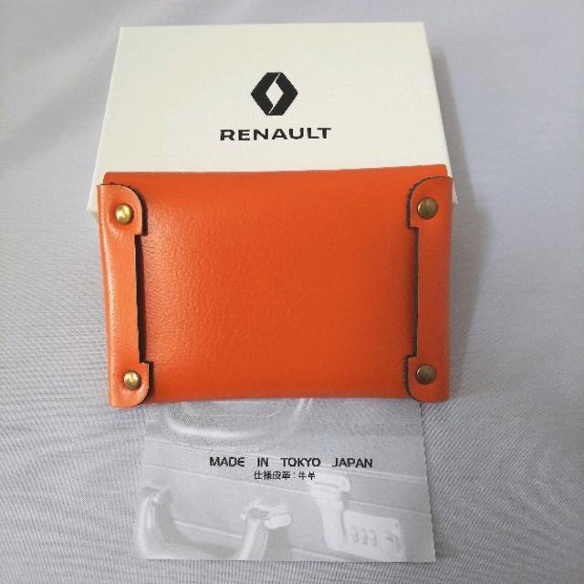 RENAULT(ルノー)のルノー　ノベルティー　本革カードケース　【新品、未使用】 エンタメ/ホビーのコレクション(ノベルティグッズ)の商品写真