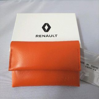 ルノー(RENAULT)のルノー　ノベルティー　本革カードケース　【新品、未使用】(ノベルティグッズ)