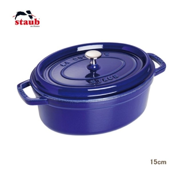 【staub】ピコココットオーバル 15cm グランブルー