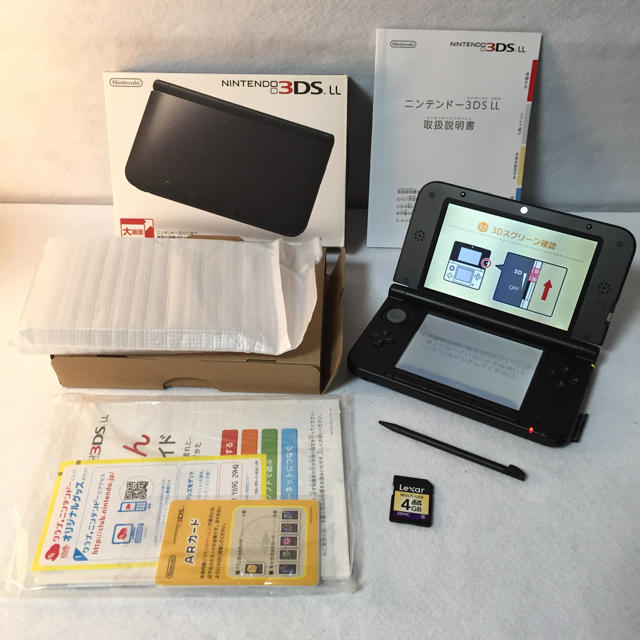 ニンテンドー3ds 付属品完備 ニンテンドー3ds Ll ブラックの通販 By リユースショップ ニンテンドー3dsならラクマ