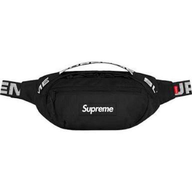 Supreme 18SS Waist Bag ウエストバッグ 黒 black