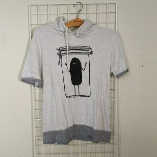 グラニフ(Design Tshirts Store graniph)のグラニフ 半袖 パーカー シャドーモンスター(パーカー)