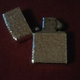 ジッポー(ZIPPO)のジッポオイルライター　五面ハンマーストーン　色シルバー(タバコグッズ)