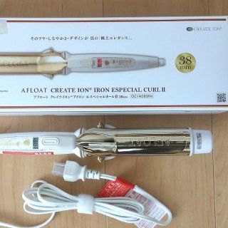 クレイツ カールアイロン エスペシャルカール２ 38mm アフロート 新品(ヘアアイロン)