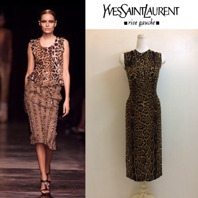 YVES SAINT LAURENT FRANCE製 2002SS ワンピース