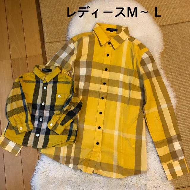 BURBERRY(バーバリー)の美品バーバリーBurberry上質コットンチェック柄長袖シャツ♫つづき様☆専用 レディースのトップス(シャツ/ブラウス(長袖/七分))の商品写真