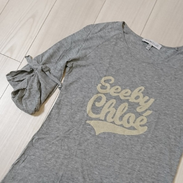 SEE BY CHLOE(シーバイクロエ)の◼️SEE BY CHLOE◼️シーバイクロエの七分袖Tシャツ38 レディースのトップス(Tシャツ(半袖/袖なし))の商品写真