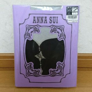 アナスイ(ANNA SUI)のアナスイ バタフライラインオーバーニー柄ストッキング(タイツ/ストッキング)