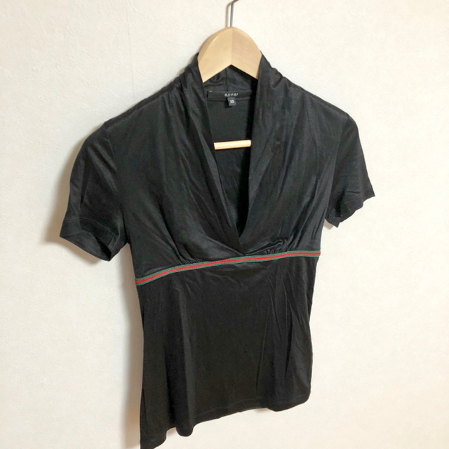 Gucci(グッチ)の美品 GUCCI グッチ 半袖カットソー レディースのトップス(Tシャツ(半袖/袖なし))の商品写真