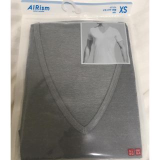 ユニクロ(UNIQLO)のユニクロ エアリズム インナー XS グレー(Tシャツ/カットソー(半袖/袖なし))