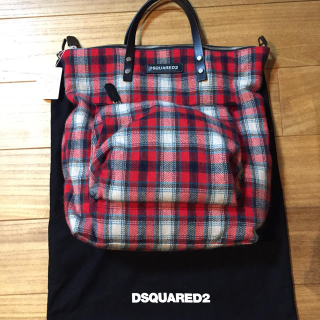 DSQUARED2(ディースクエアード)の即購入○ 新品 ディースクエアード トートバッグ 17aw チェック メンズのバッグ(トートバッグ)の商品写真