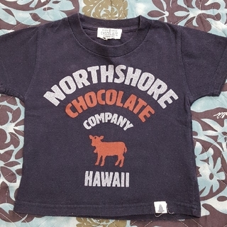 ノースショアチョコレートカンパニー(NORTH SHORE CHOCOLATE COMPANY)の100㎝ CHOCOLATE COMPANY ネイビーTシャツ(Tシャツ/カットソー)