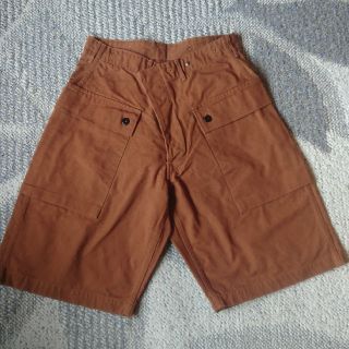 ウエアハウス(WAREHOUSE)のTCB jeans Crawring shorts Brown Canvas(ショートパンツ)