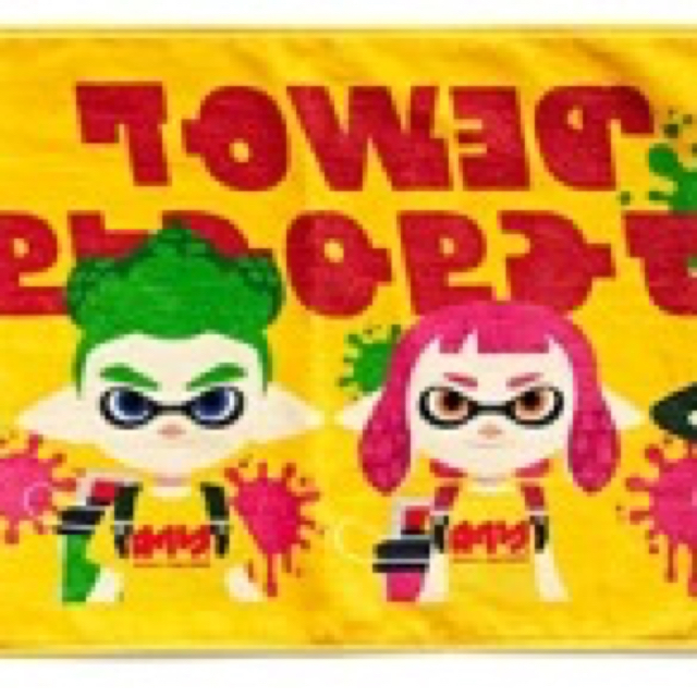 任天堂(ニンテンドウ)のスプラトゥーン タワレコ限定 タオル エンタメ/ホビーのアニメグッズ(タオル)の商品写真