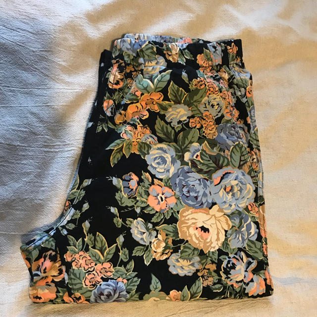 メンズsupreme floral pants black Sサイズ