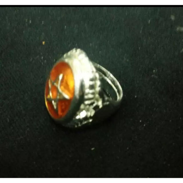 ラルクhyde着用タイプ　スターリング　イエロー19号 メンズのアクセサリー(リング(指輪))の商品写真
