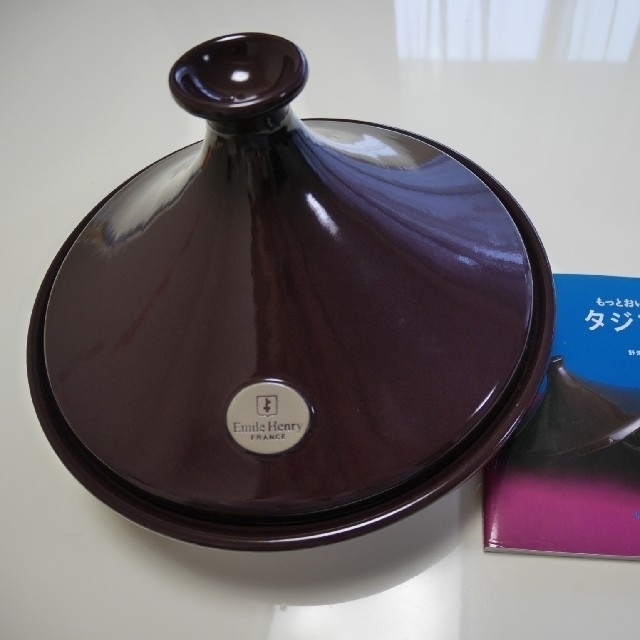 【現金特価】 EmileHenry - EmileHenry タジン鍋Lサイズ(32㎝) フラムパープル 鍋/フライパン