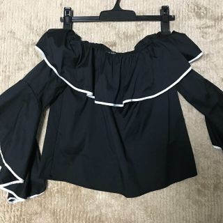 ザラ(ZARA)のZARA オフショルダー ザラ トップス オフショル(カットソー(長袖/七分))