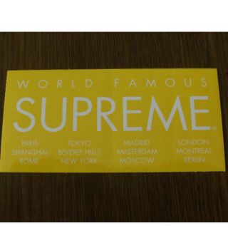 シュプリーム(Supreme)のSupreme シュプリームステッカー⑬逃げ恥じ登場!WORLD FAMOUS(Tシャツ/カットソー(半袖/袖なし))