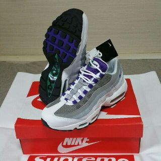 ナイキ(NIKE)の【27.5cm】nike wmns air max 95 grape グレープ(スニーカー)