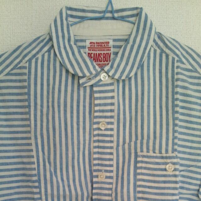 BEAMS BOY(ビームスボーイ)のボーダーシャツ レディースのトップス(シャツ/ブラウス(半袖/袖なし))の商品写真
