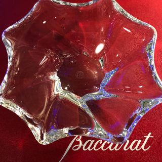 バカラ(Baccarat)の未使用品  βaccarat ashtray  バカラ 灰皿 展示品(灰皿)