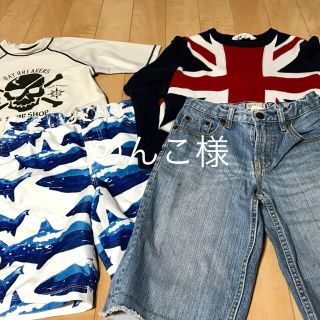 ギャップキッズ(GAP Kids)の男の子140サイズ 水着、ラッシュガード、他4点！(水着)