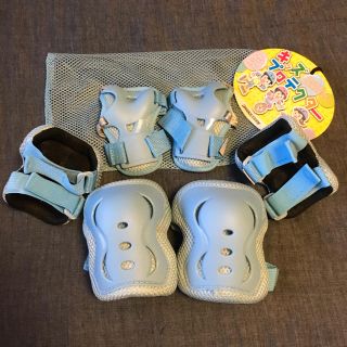 ブリヂストン(BRIDGESTONE)の新品 未使用 ブリジストン キッズプロテクター kids プロテクター 水色(自転車)