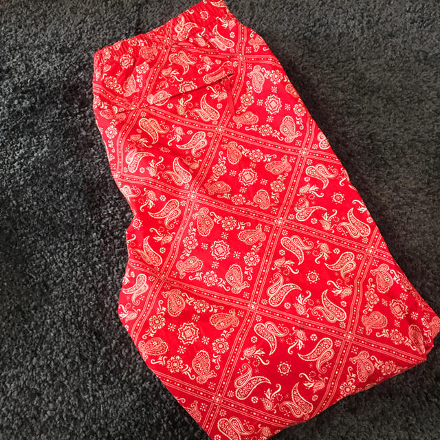 Supreme Bandana Track Pant 赤 S 国内正規品