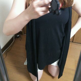 マウジー(moussy)の▼moussy 前結びトップス▼(カットソー(半袖/袖なし))