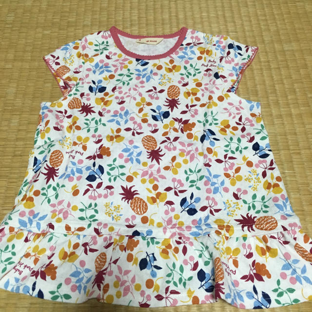 PINK HOUSE(ピンクハウス)のベビーピンクハウス♡フルーツ柄カットソー120cm キッズ/ベビー/マタニティのキッズ服女の子用(90cm~)(Tシャツ/カットソー)の商品写真