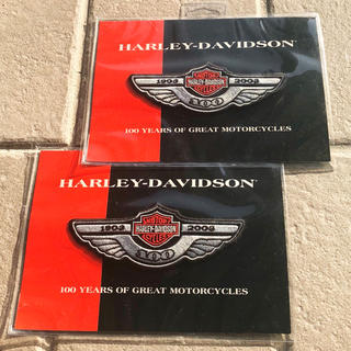 ハーレーダビッドソン(Harley Davidson)の【送料込】ハーレーダビッドソン☆100周年限定ワッペン 2枚セット(その他)