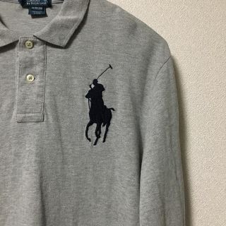 ラルフローレン(Ralph Lauren)のラルフローレン ポロシャツ 長袖 グレー(ポロシャツ)