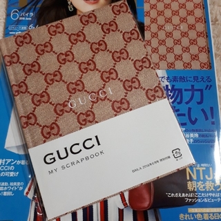 グッチ(Gucci)のBAILA６月号　グッチノート　付録(ノート/メモ帳/ふせん)