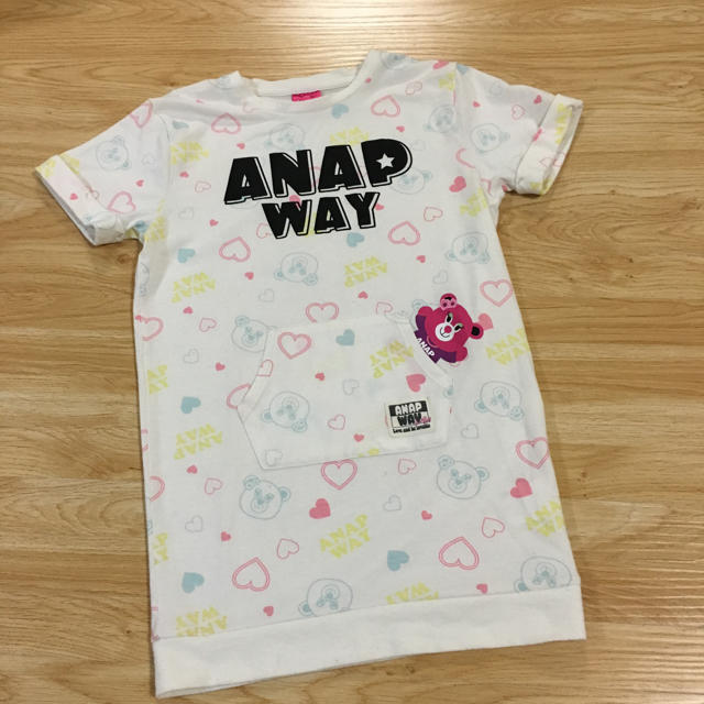 ANAP Kids(アナップキッズ)のANAPワンピ キッズ/ベビー/マタニティのキッズ服女の子用(90cm~)(ワンピース)の商品写真