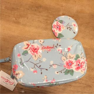 キャスキッドソン(Cath Kidston)のキャスキッドソン ポーチ&ミラー 未使用 値下げ(ポーチ)