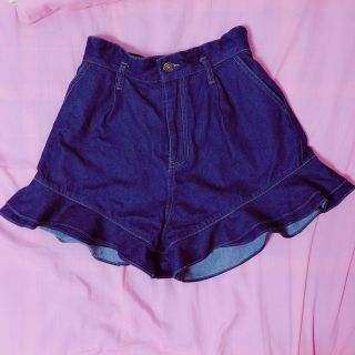 ダズリン(dazzlin)の期間限定値下げ！dazzlin フリル デニムショートパンツ(ショートパンツ)