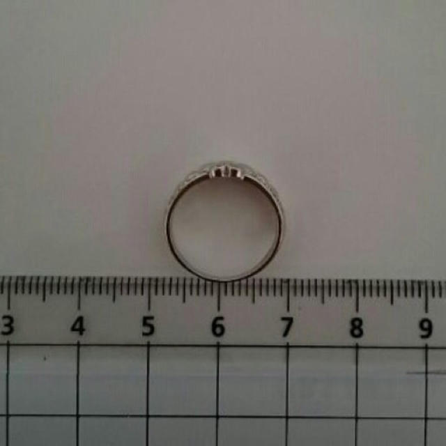 専用。pt900 プラチナダイヤピンキーリング0.07ct レディースのアクセサリー(リング(指輪))の商品写真