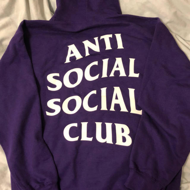 ANTI(アンチ)のAssc purple hoodie M メンズのトップス(パーカー)の商品写真