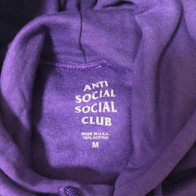 ANTI(アンチ)のAssc purple hoodie M メンズのトップス(パーカー)の商品写真