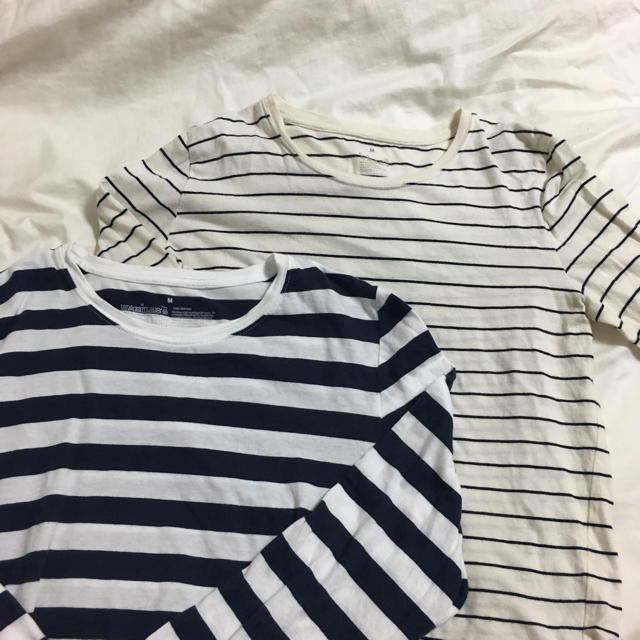 MUJI (無印良品)(ムジルシリョウヒン)の無印良品 ロンＴ 2枚セット レディースのトップス(Tシャツ(長袖/七分))の商品写真