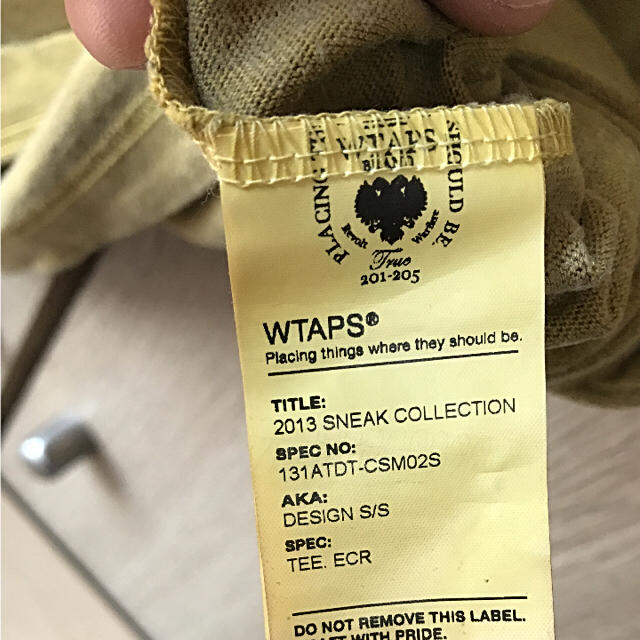 W)taps(ダブルタップス)のwtaps 13aw SNEAK COLLECTION DESIGN S/S メンズのトップス(Tシャツ/カットソー(半袖/袖なし))の商品写真