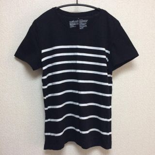 ムジルシリョウヒン(MUJI (無印良品))の無印良品 オーガニックコットン ボーダーTシャツ(Tシャツ(半袖/袖なし))