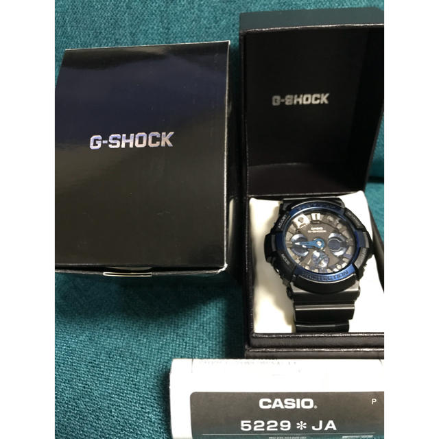 ［値段交渉OK］CASIO G-SHOCK 黒 ブラックブルー メンズ 腕時計